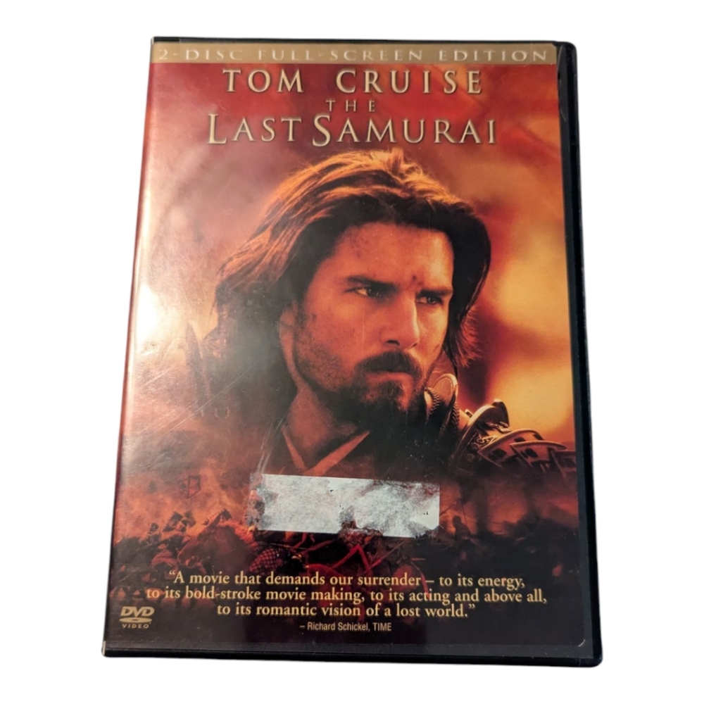 The Last Samurai 2003 Film, 2-Disc Full-Screen DVD